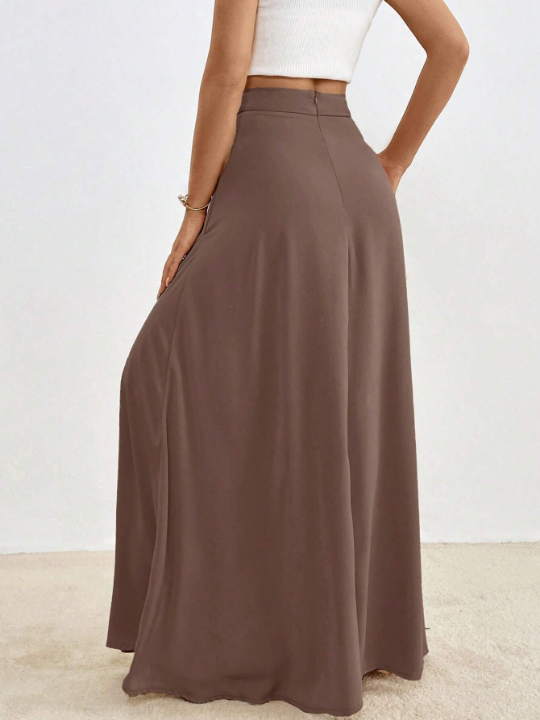 Essnce Solid Maxi Skirt