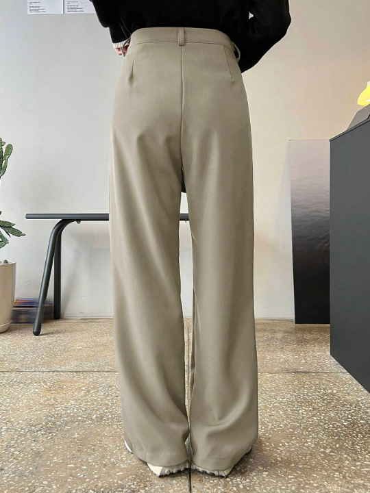 DAZY High Waist Plicated Detail Pants