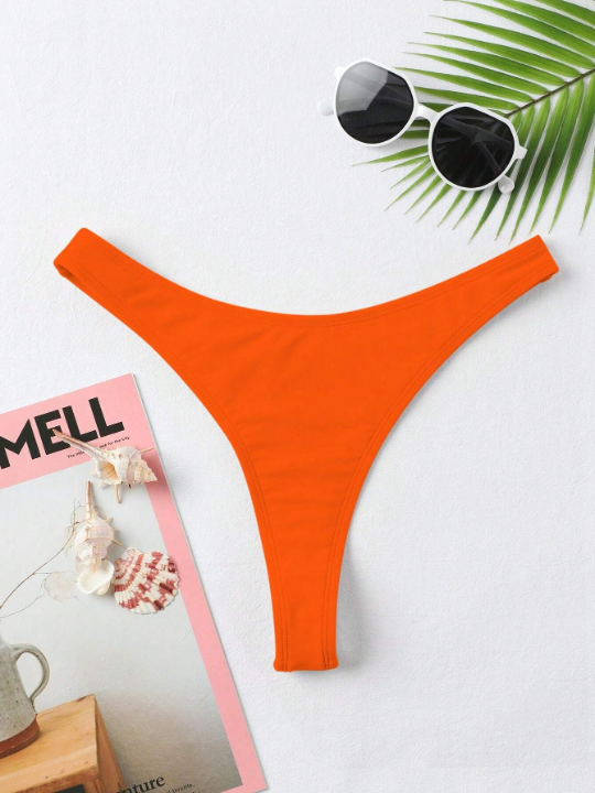 Swim Basics High Cut Thong Bikini Panty