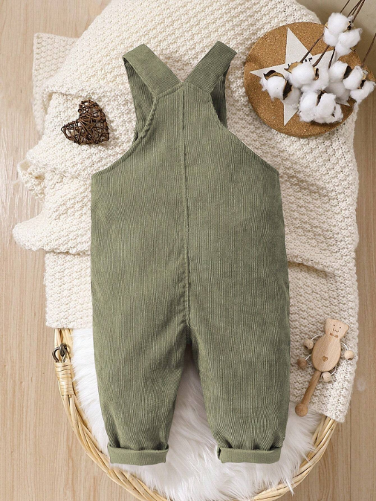 Baby Boy Flap Pocket Overall Jumpsuit