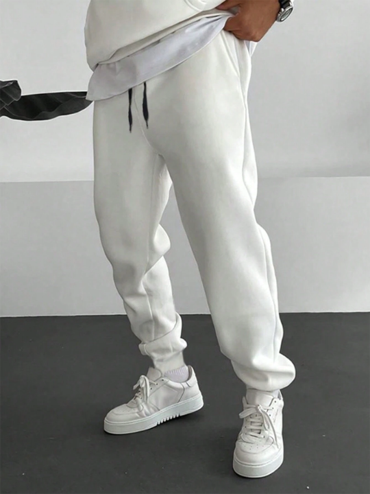 Manfinity Men Drawstring Waist Sweatpants