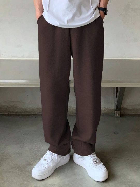 DAZY Men Cotton Slant Pocket Sweatpants