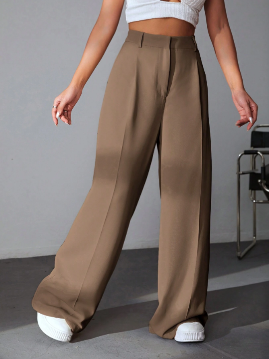 EZwear Solid Wide Comfy Leg Pants