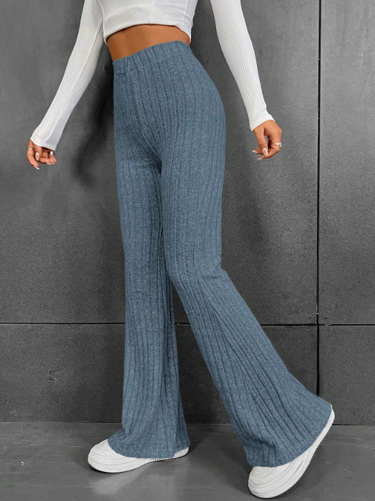 EZwear High Waist Flare Leg Pants