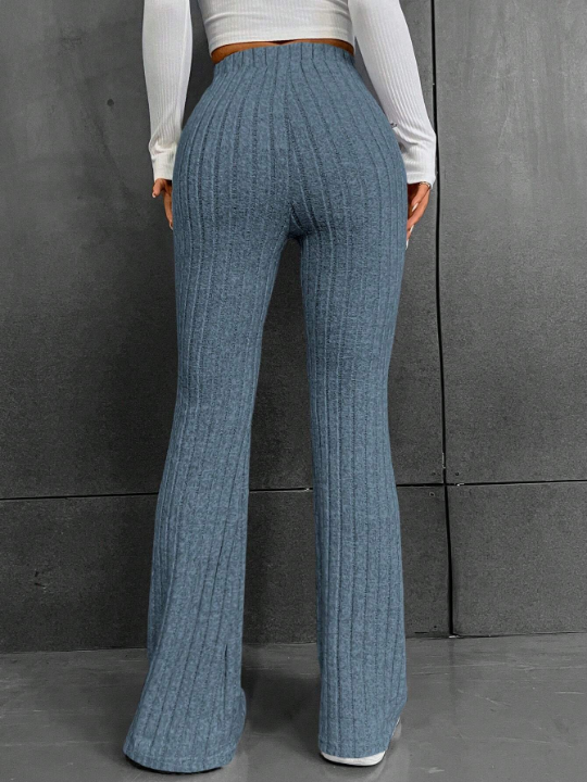 EZwear High Waist Flare Leg Pants