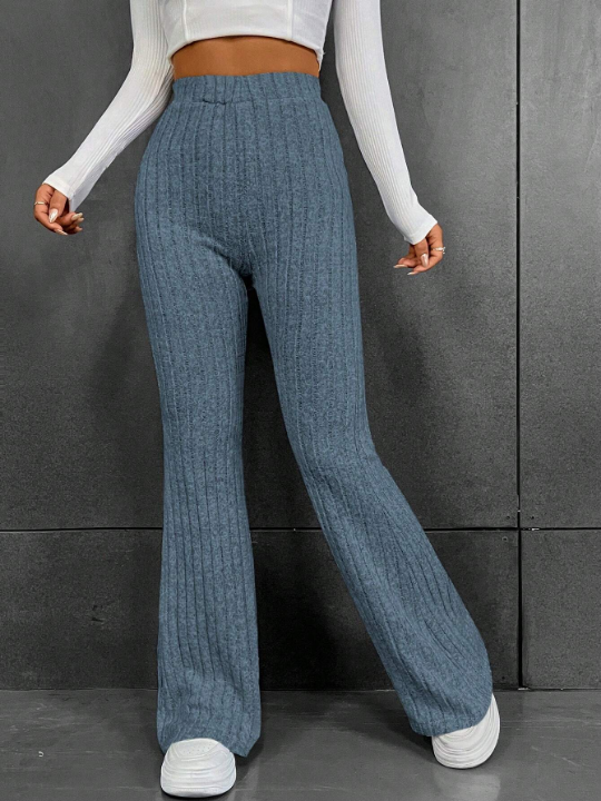 EZwear High Waist Flare Leg Pants