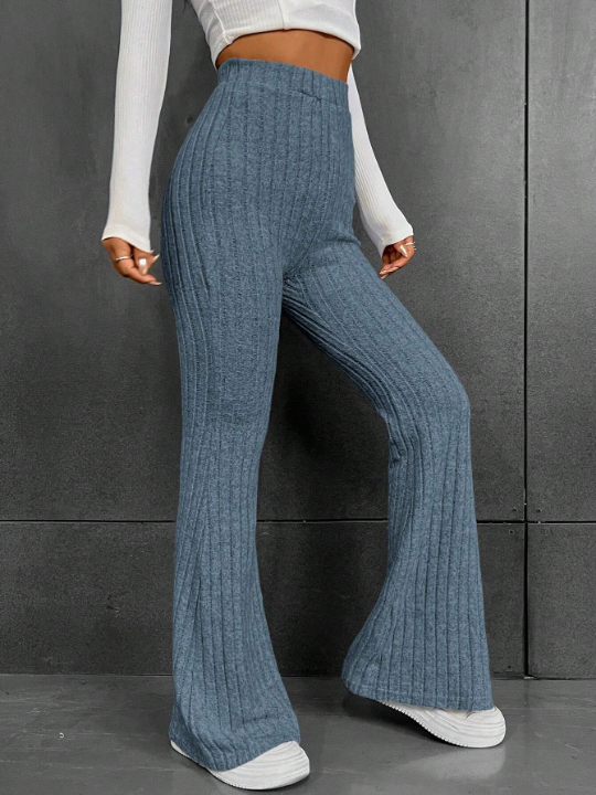 EZwear High Waist Flare Leg Pants