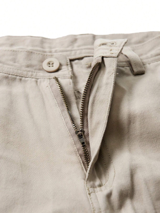 Men Flap Pocket Cargo Pants