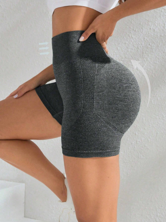 Yoga Basic Wide Waistband Sports Shorts