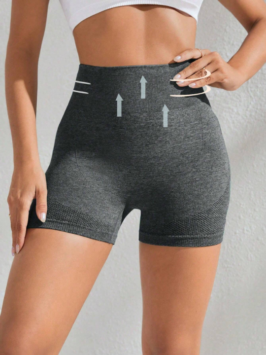 Yoga Basic Wide Waistband Sports Shorts