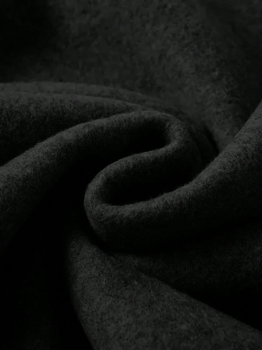 Manfinity Homme Men Star & Letter Graphic Kangaroo Pocket Thermal Hoodie