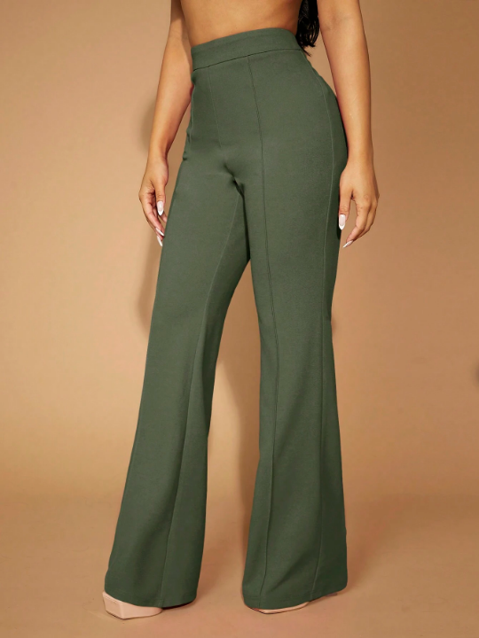 SXY Solid Flare Leg Pants