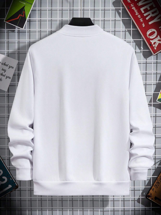Men Zip Up Sweatshirt Without Tee
