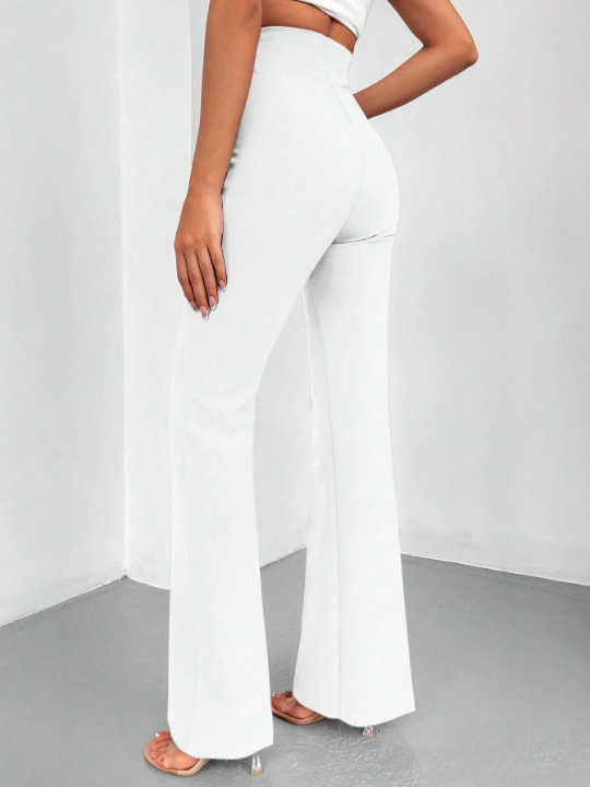 High Waist Flare Leg Pants