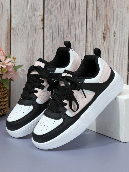 Colorblock Casual Student Skate Shoes Sneakers