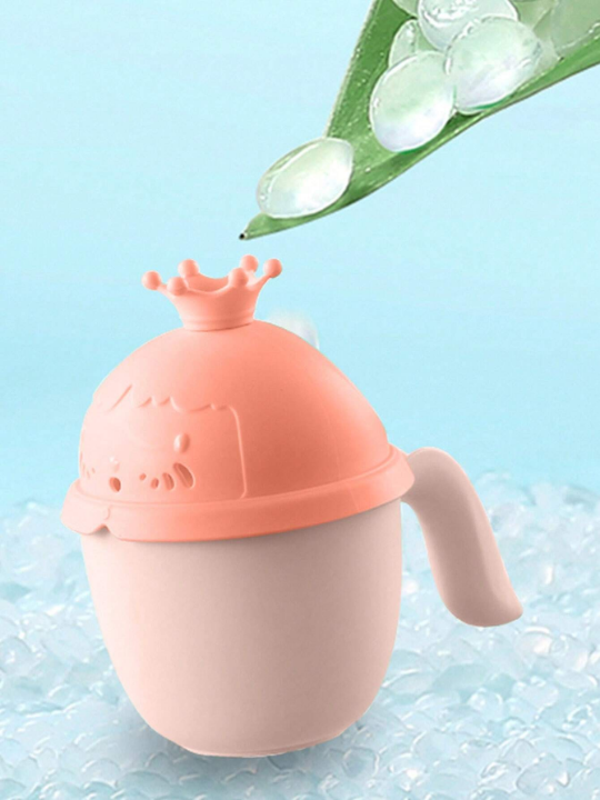 Crown Design Shampoo Rinse Cup And Shower Head, Kids' Bath Toy Water Playing Cup, Baby Hair Washing Cup For Infant Toddler, Small Cup For Playing In Water