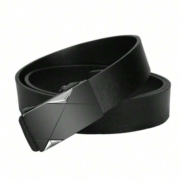 1pc Men's Automatic Buckle Belt For Daily Wear