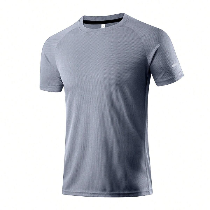 Men's Casual Fitness Wear Outdoor Sports Quick-Drying Short Sleeve T-Shirt And Shorts Set For Training And Running Gym Clothes Men, Athletic Suit, Tracksuit Men Shorts Set