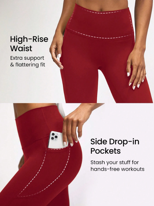 GLOWMODE 24" FeatherFit High-Rise Side Pocket Leggings