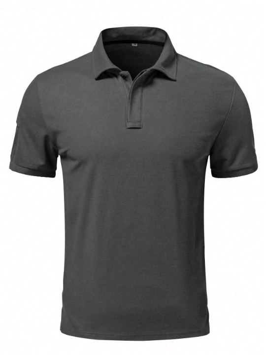 Manfinity Basics Men Solid Polo Shirt