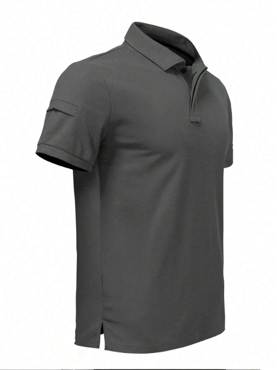 Manfinity Basics Men Solid Polo Shirt