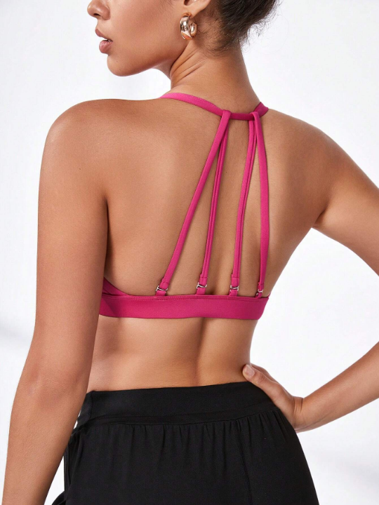 Strappy Back Sports Bra