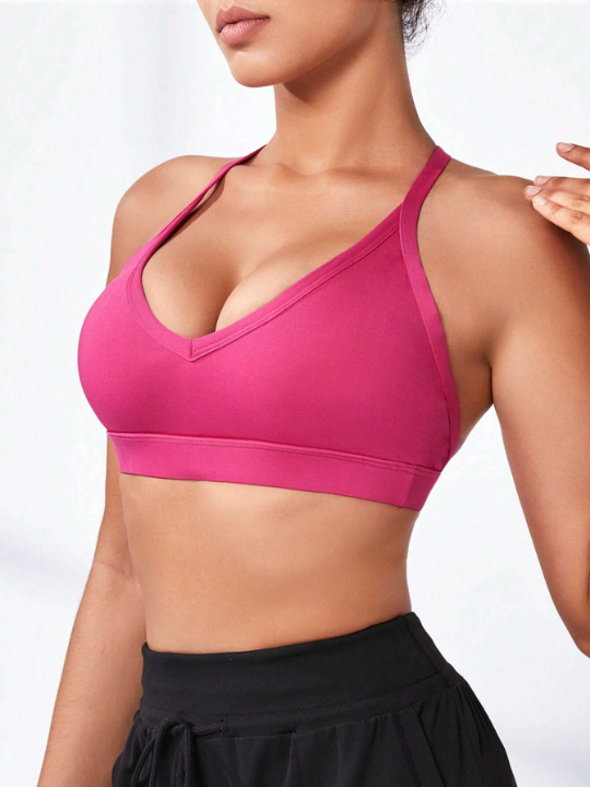 Strappy Back Sports Bra