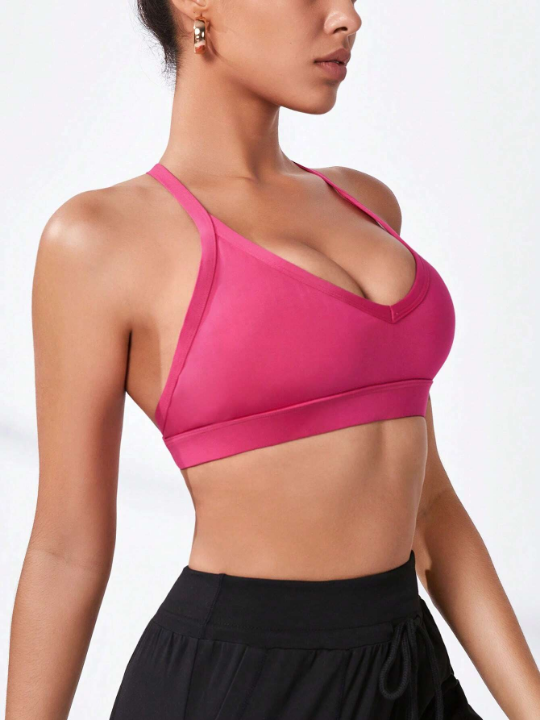 Strappy Back Sports Bra