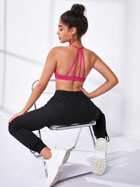 Strappy Back Sports Bra