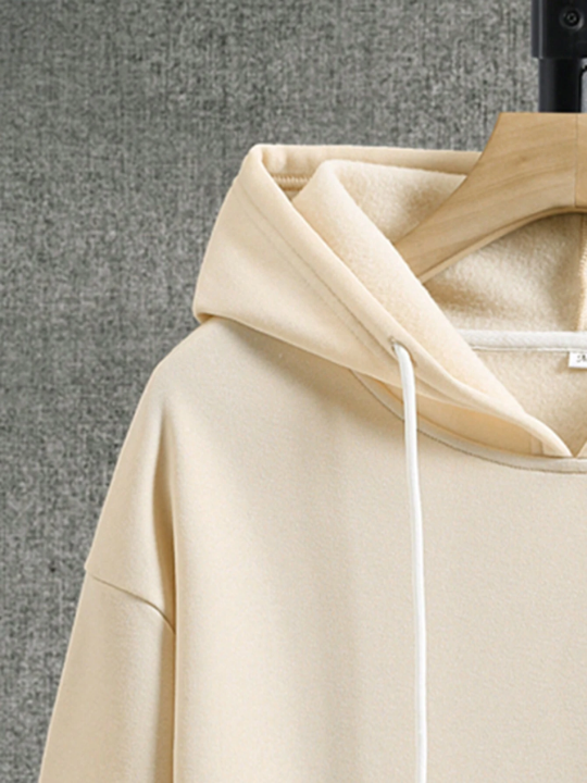 Manfinity EMRG Men Cartoon Graphic Drop Shoulder Drawstring Hoodie