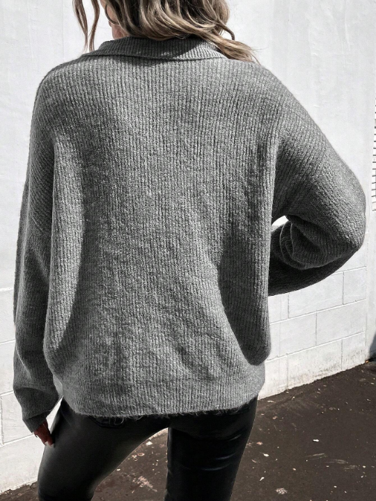 Unity Pocket Front Drop Shoulder Sweater