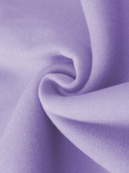 Manfinity Homme Loose Fit Men's Hooded Sweatshirt With Printed Slogan And Warm Lining