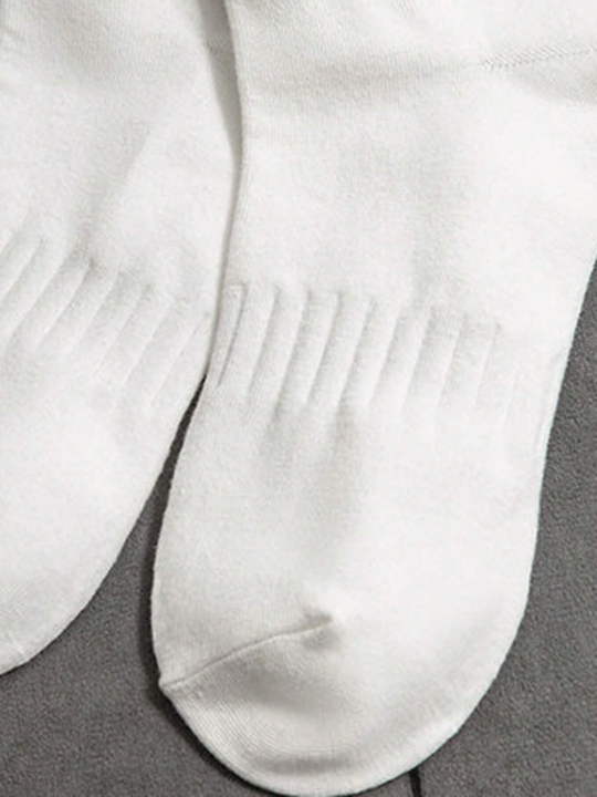 5 Pairs Men's Spring & Autumn New Casual Versatile Mid-Calf Couple Socks