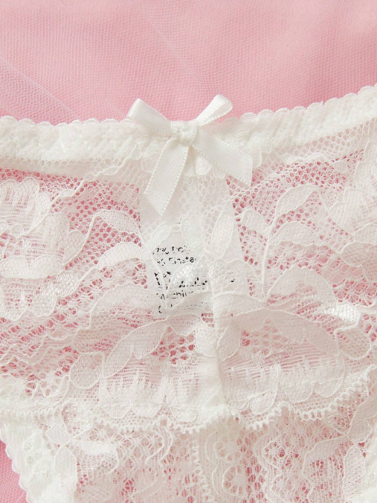 Floral Lace Underwire Lingerie Set