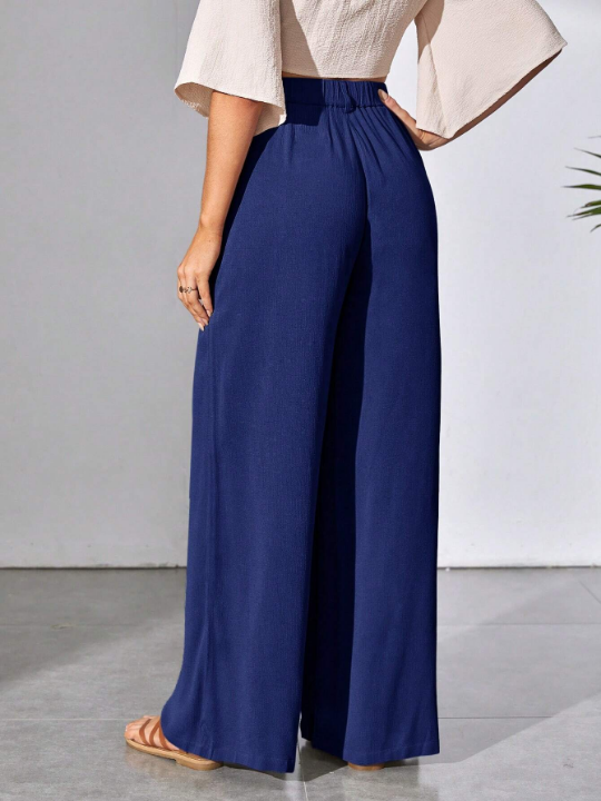 Tall Solid Wide Leg Pants