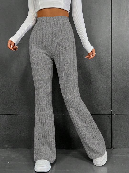 EZwear High Waist Flare Leg Pants