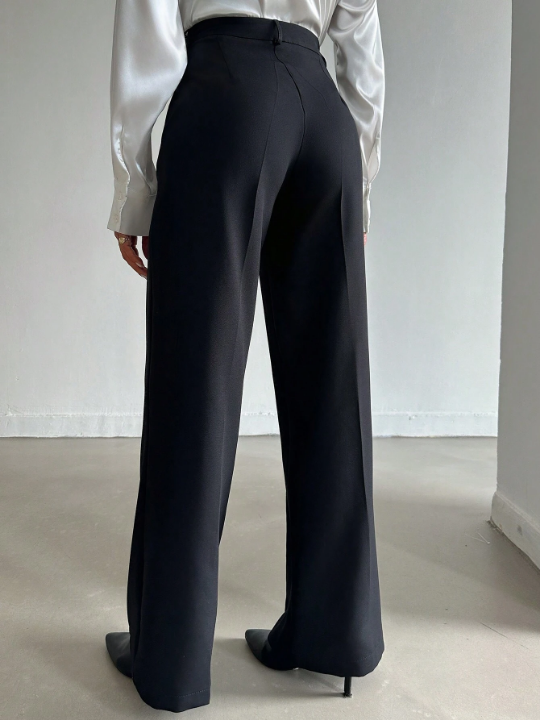 High Waist Straight Leg Pants