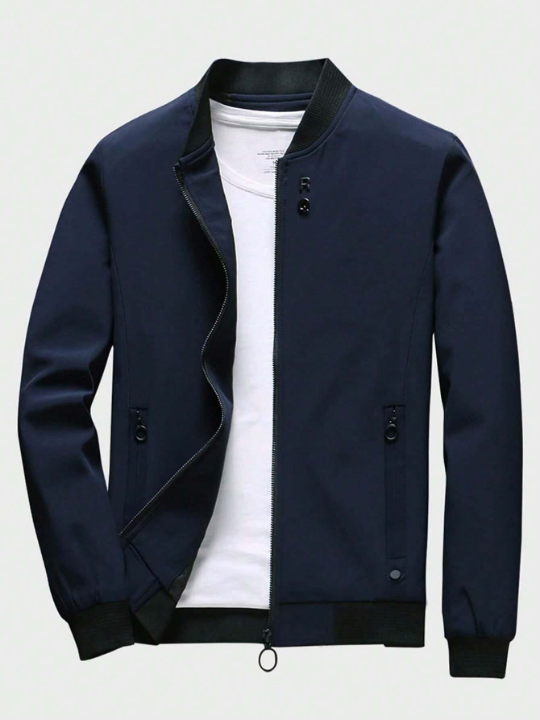 Men's Casual Sports Jacket Coat Gym Clothes Men