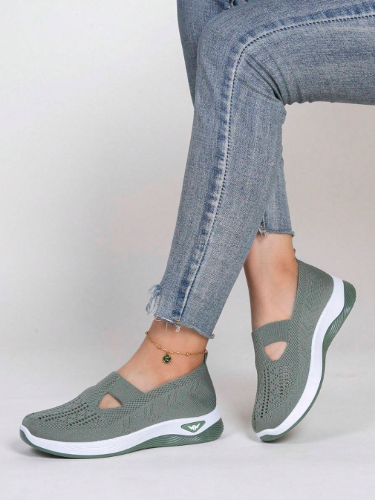 Women's Spring New Arrival Breathable, Comfortable, Lightweight Driving Round Toe Sneakers