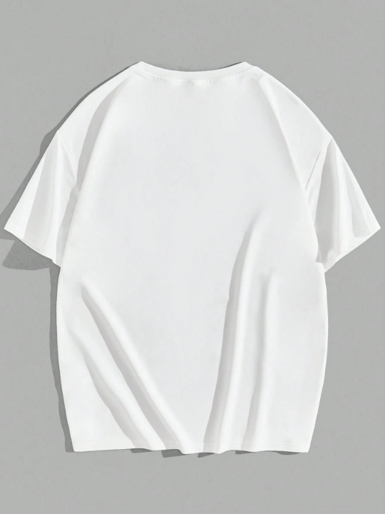 Manfinity EMRG Loose Men's Figure & Letter Graphic T-Shirt