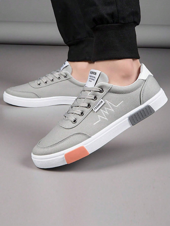 Men's Canvas Shoes, Men's Shoes, Men's Shoes, Trendy, Versatile, Trendy Shoes, Men's Sports Shoes, Spring, Summer And Autumn Breathable Sports Shoes