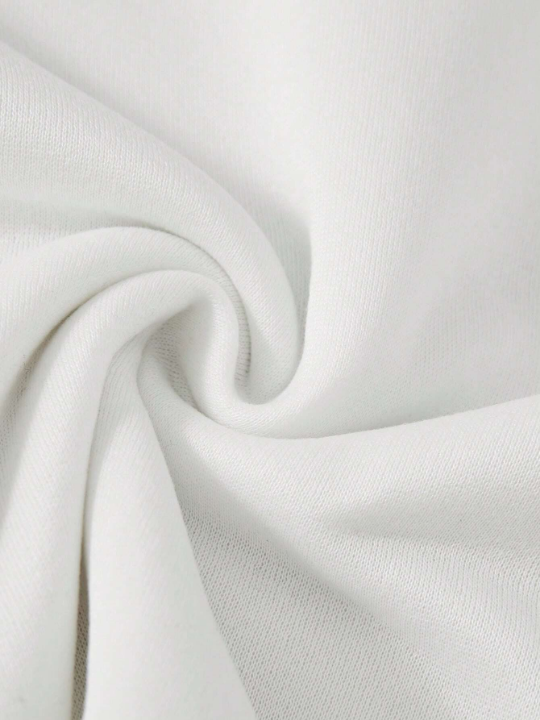 Men Solid Thermal Lined Sweatshirt