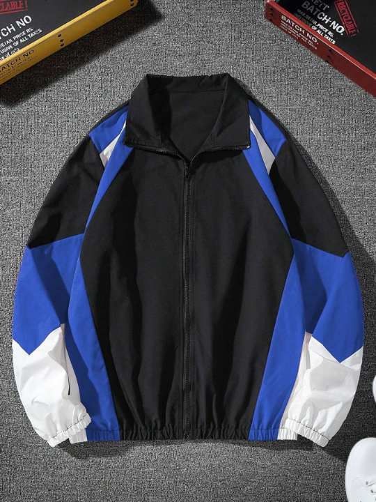 Manfinity Hypemode Men Colorblock Zip Up Jacket