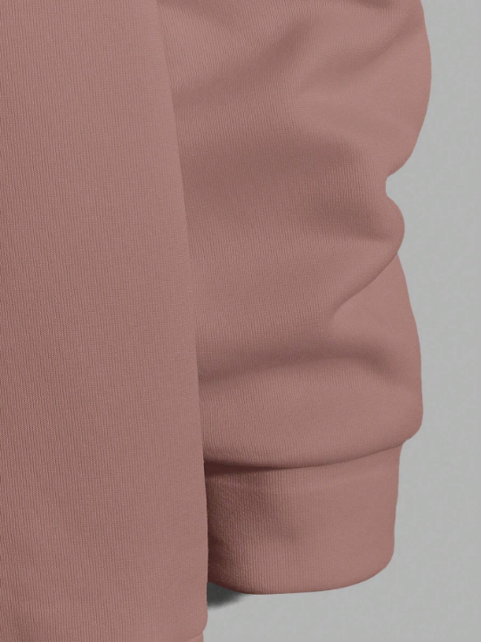 Cottnline Men's Letter Printed Hoodie