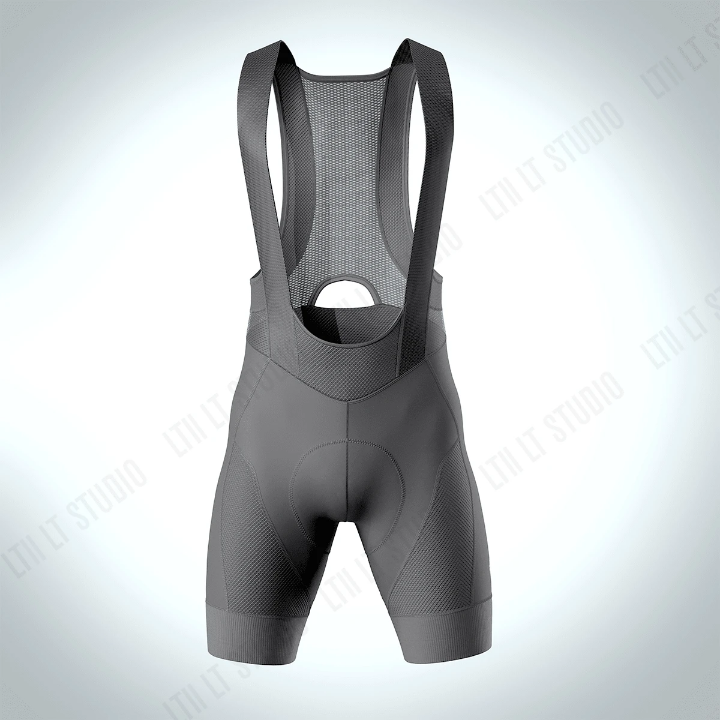 1pc Cut Out Cycling Bib Shorts Gym Clothes Men Biker Shorts