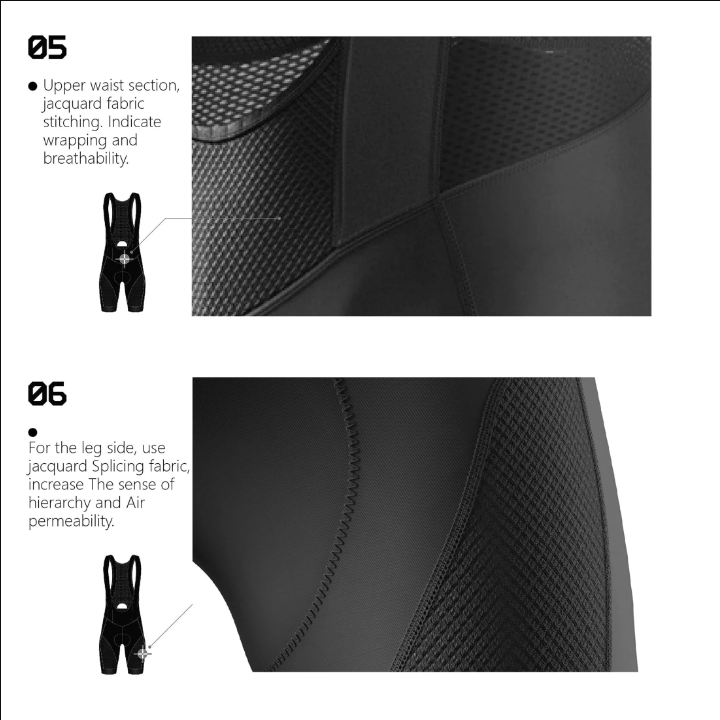 1pc Cut Out Cycling Bib Shorts Gym Clothes Men Biker Shorts