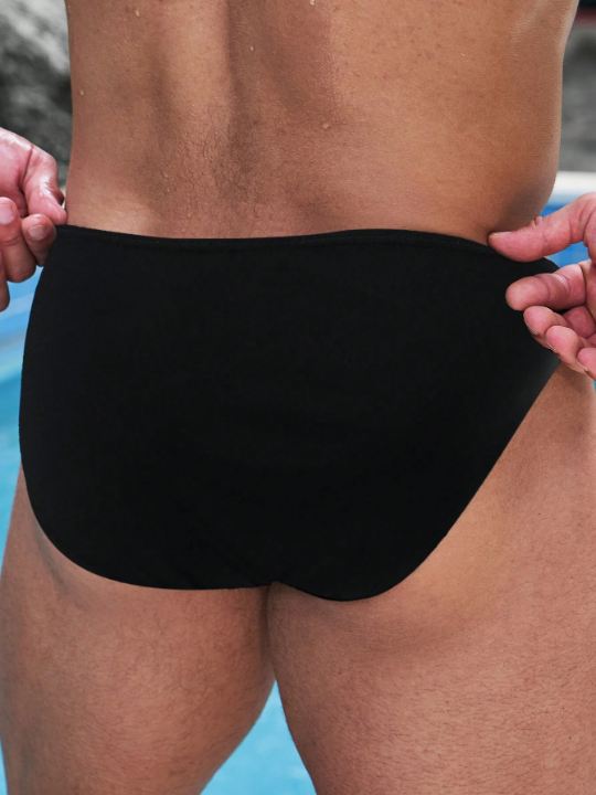 Manfinity Swimmode Men O-ring Detail Solid Swim Brief