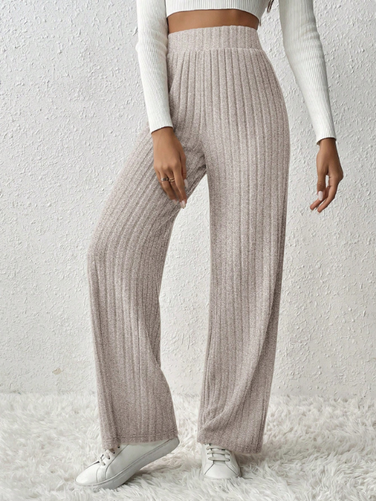 Frenchy High Waist Wide Leg Pants