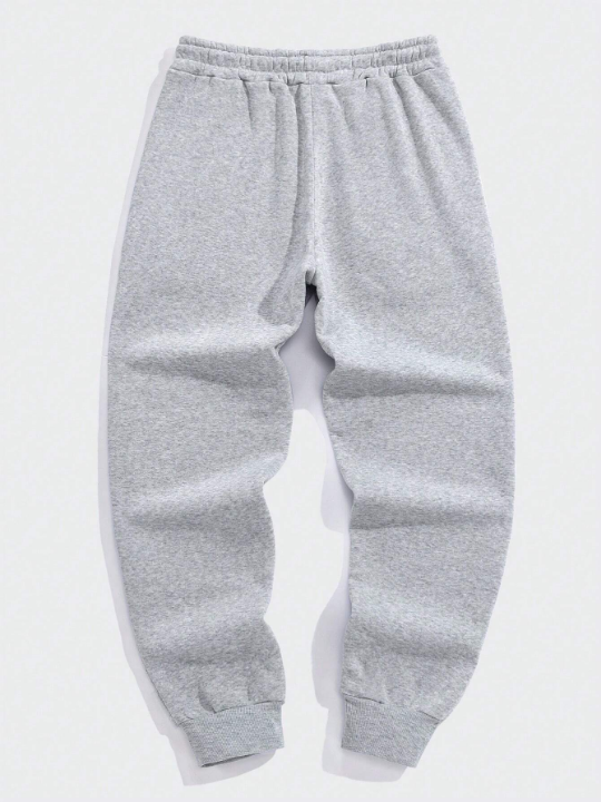 Men Drawstring Waist Sweatpants