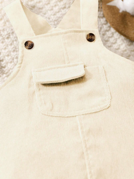 Baby Boy Flap Pocket Overall Jumpsuit